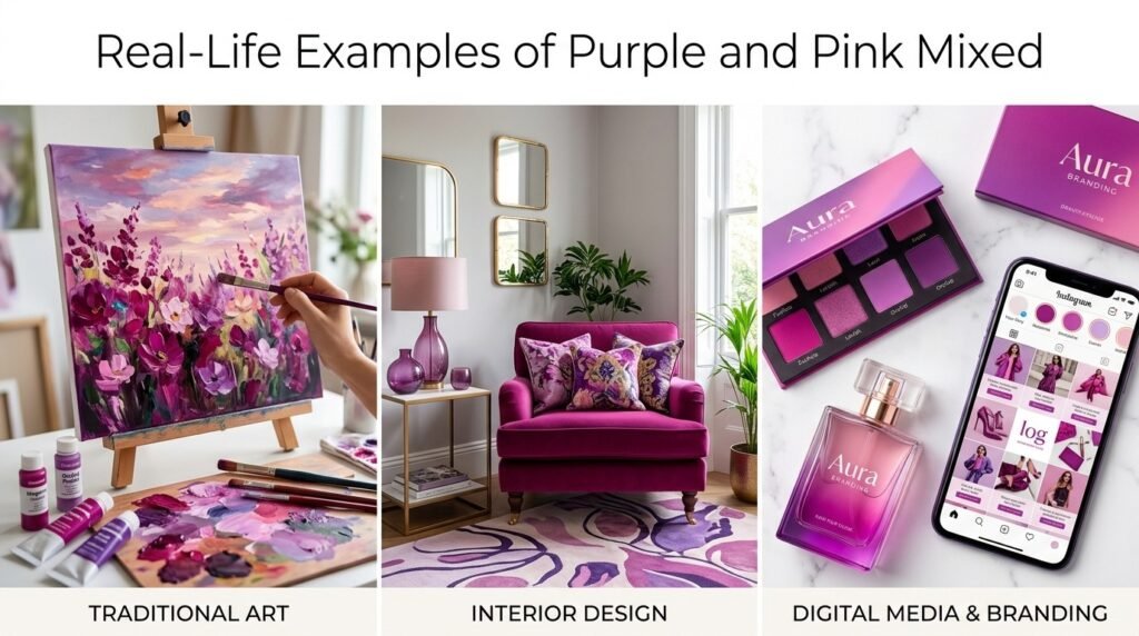 Real-Life Examples of Purple and Pink Mixed