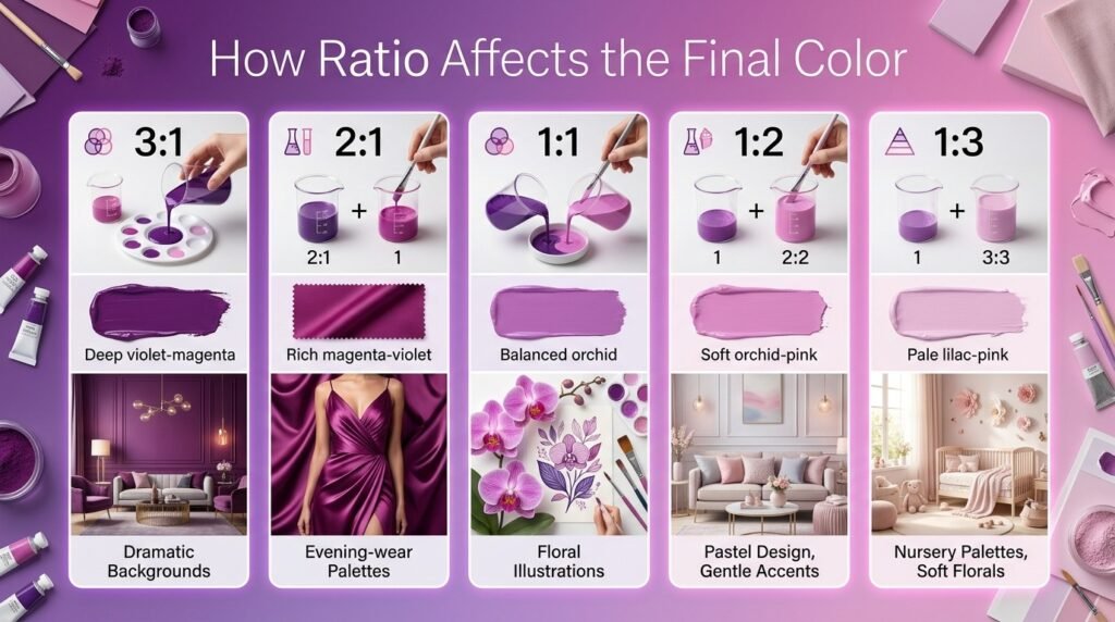 How Ratio Affects the Final Color