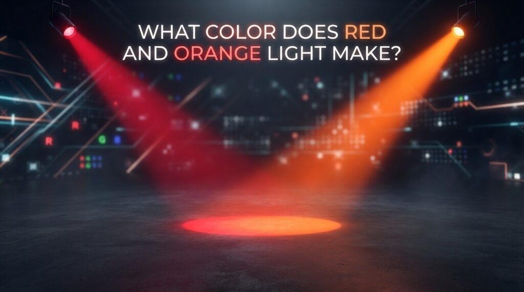 What Color Does Red and Orange Light Make?