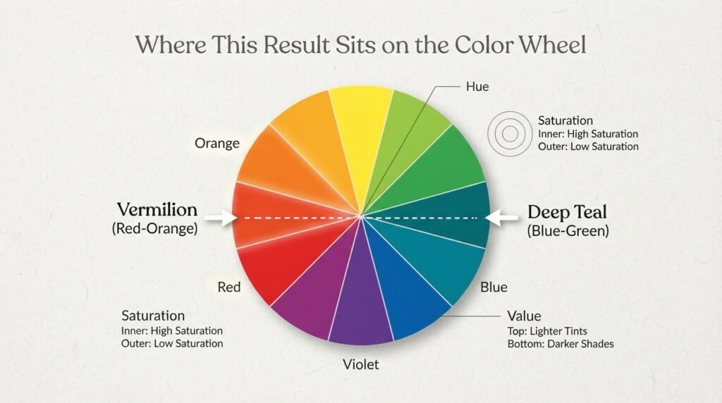 Where This Result Sits on the Color Wheel