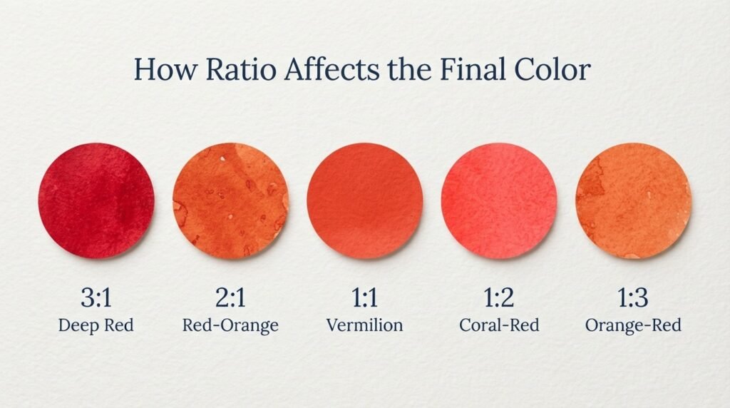 How Ratio Affects the Final Color
