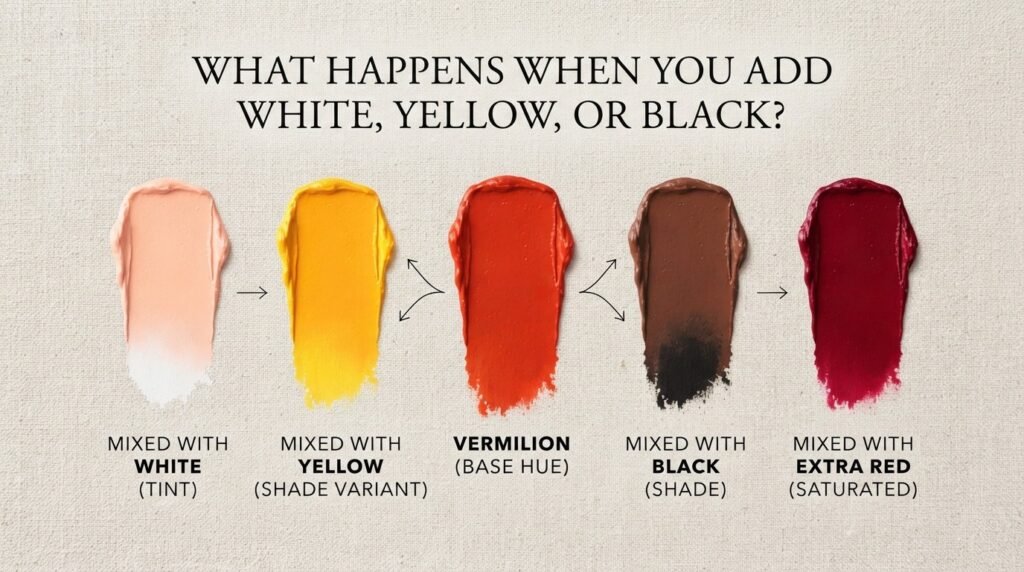 What Happens When You Add White, Yellow, or Black?