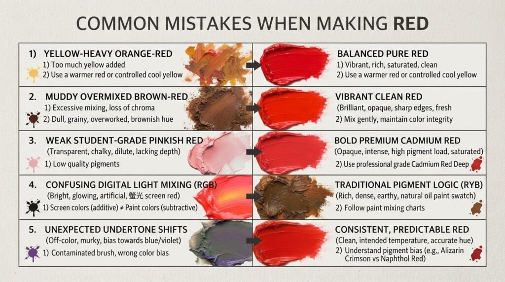 Common Mistakes When Making Red