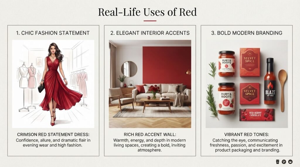 Real-Life Uses of Red