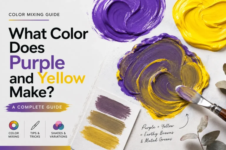 What Color Does Purple and Yellow Make? A Complete Guide